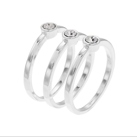 2/$15 Lauren Conrad Simulated Stone Ring Set - Picture 4 of 4